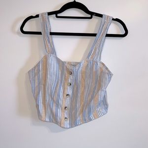 NWOT AEO womens medium cropped tank